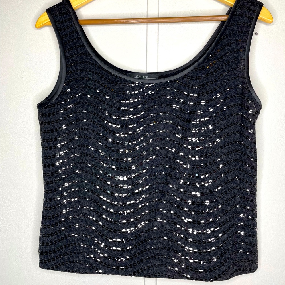 Woman’s Alex Evenings Petite Sequins Top